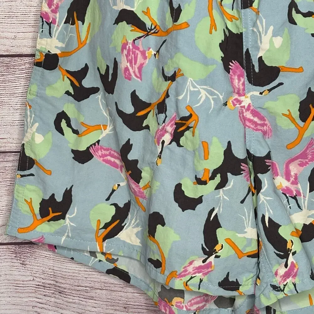 Patagonia Men's Swim Spoon Bill Bird Print Swim Trunks Large Shorts